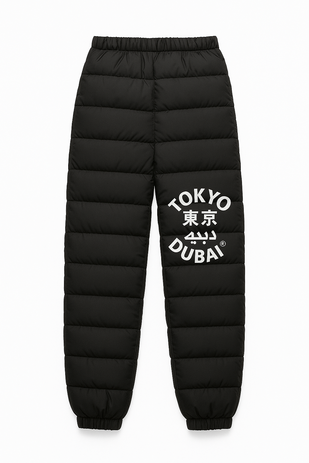 TOKYO DUBAI PUFFER PANTS
